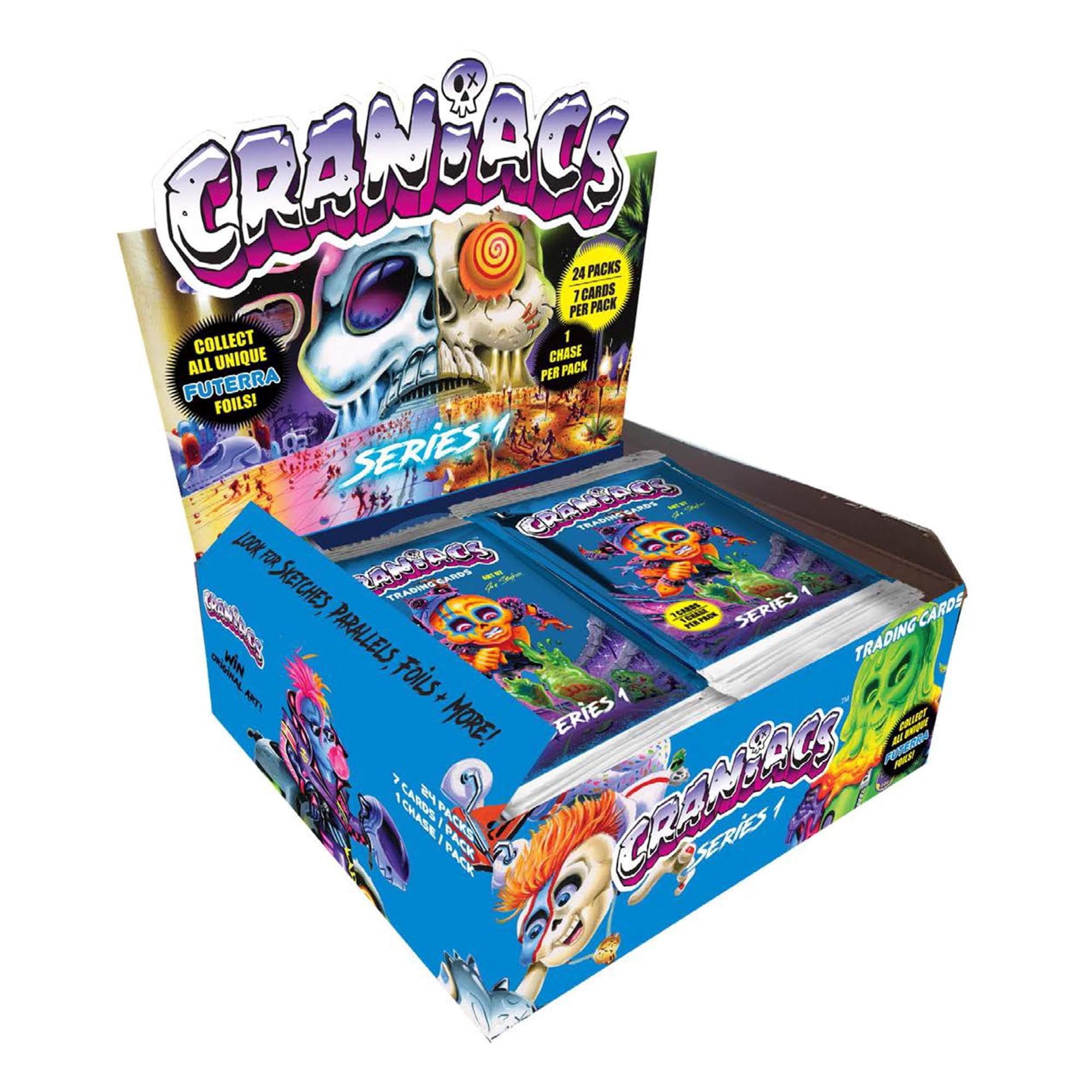 BOYS COLLECTIBLE RANDOM CARD 5パック Amazon.com: Craniacs Trading Cards Series One Hobby Box | 24 Packs